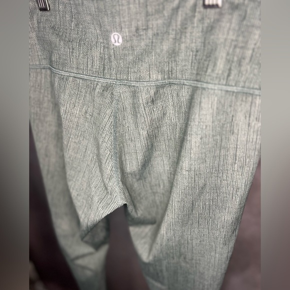 Lululemon Wunder Under Leggings Luxtreme Burlap Texture | Sz 8 - Picture 10 of 13